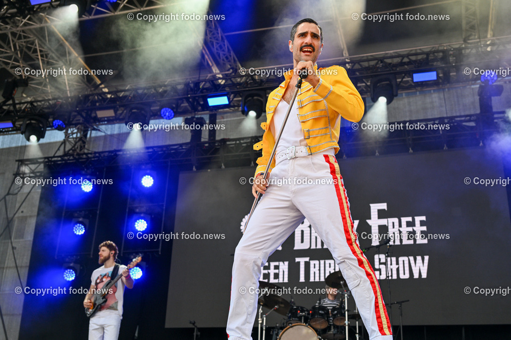 Linzer Kronefest 2023_ 19.08.2023-17 | 19.08.2023, Linzer Kronefest 2023, AUT, im Bild Linzer Kronefest 2023, Hauptbuehne

Break Free - A Tribute to Queen