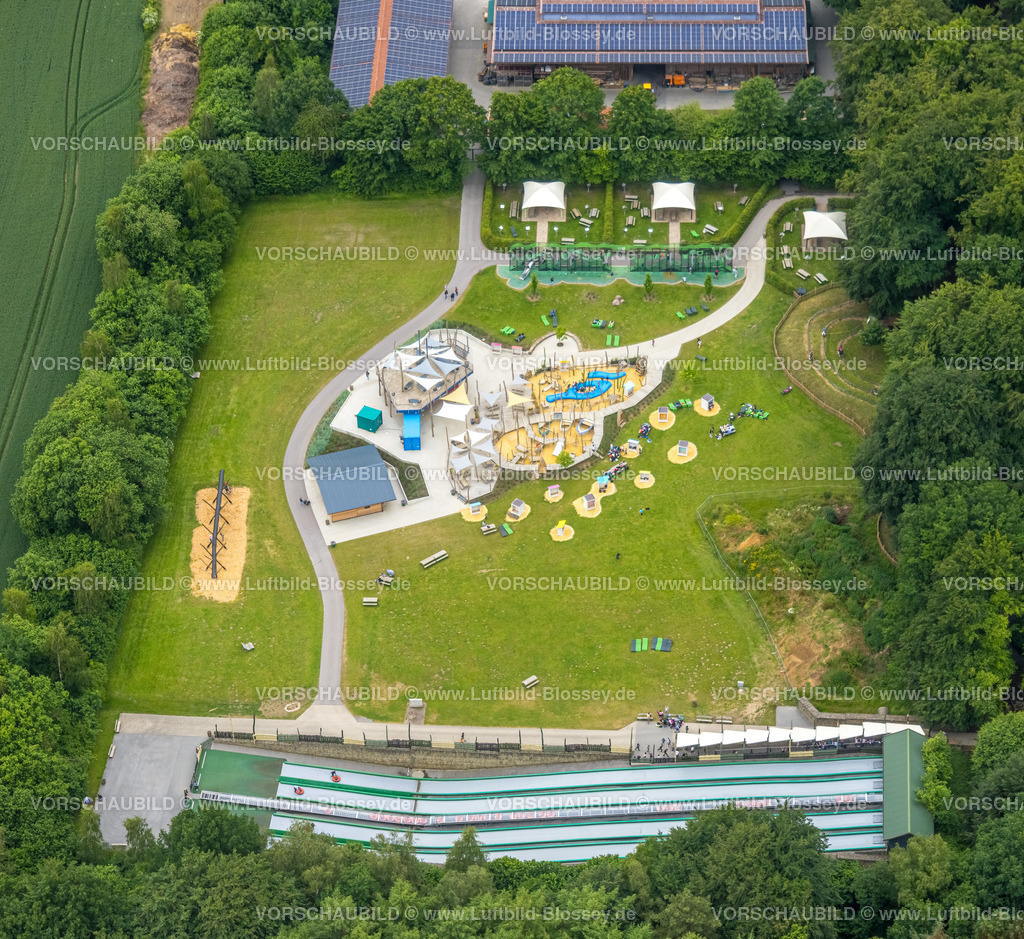 Haltern220604511 | Luftbild, Ketteler Hof Freizeitpark, Reifenrutsche, Lochtrup, Haltern am See, Ruhrgebiet, Nordrhein-Westfalen, Deutschland