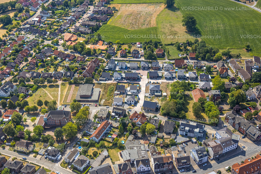 Hamm220809513Bockum-Hoevel | Luftbild, Von-Vincke-Schule, Wohnen und Leben, Bockum-Hövel, Hamm, Ruhrgebiet, Nordrhein-Westfalen, Deutschland