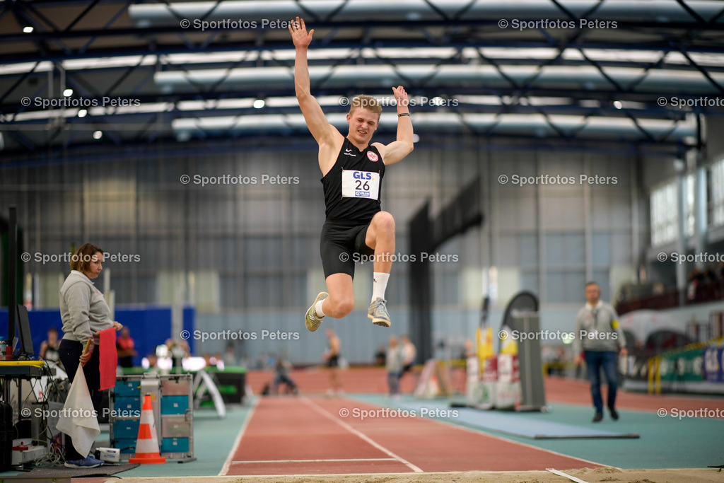 250208_xkaix_DM Mehrkampf_8 | 08.02.2025, xkaix, Leichtathletik 20. Deutsche Meisterschaften, Mehrkampf Halle v.l. Emanuel Molleker (Eintracht Frankfurt e.V.) - Realisiert mit Pictrs.com