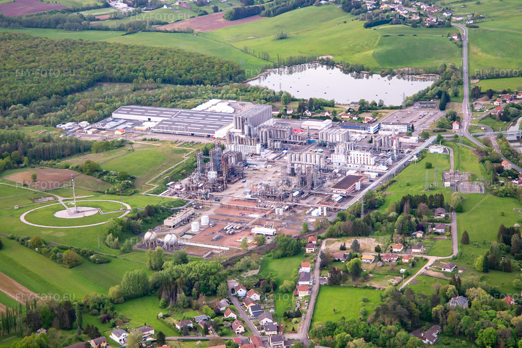 Vue aérienne: Ineos Polymers Sarralbe à Sarralbe dans le département Moselle, France.Photo: IMG_140522.jpg prise le 30/04/2024 par Werner Riehm/FLY-FOTO.euRésolution de l'original: 4876 x 3251 pxINEOS Polymers - Usine de SarralbeOrtec, groupe international de solutions d'ingénierie et travaux