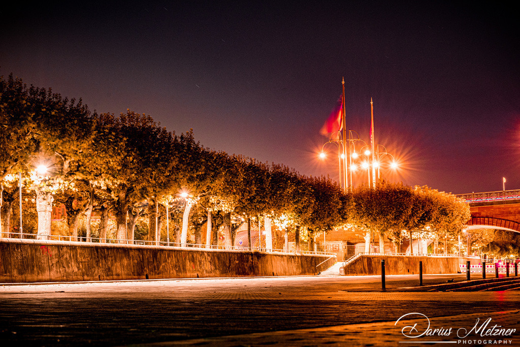 Der Winterhafen in Mainz | Langzeitbelichtung im Winterhafen in Mainz