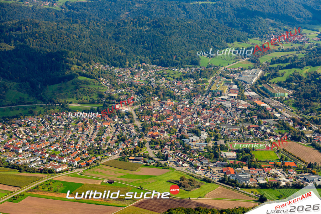 Luftaufnahme von Sulzbach an der Murr Vs Google Maps- Die Luftaufnahme wurde 2025 vom UL-Flugzeug heraus erstellt ( keine Drohne ) - Hochauflösende Luftaufnahme - für professionelle Ausdrucke geeignet. Die Geschenkidee !Mit Lizenz und Bildrechte bestellbar