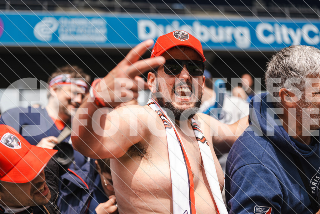 GER Rhein Fire vs. Paris Musketeers, Football, European League of Football, Spieltag 4, Saison 2025, 08.06.2025 | GER Rhein Fire vs. Paris Musketeers, Football, European League of Football, Spieltag 4, Saison 2025, 08.06.2025Foto: Fabian Friese - Realisiert mit Pictrs.com