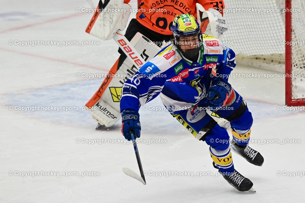 EC IDM WÄRMEPUMPEN VSV vs. MOSER MEDICAL GRAZ99ERS | #46 Paul Sintschnig EC VSV, EC IDM WÄRMEPUMPEN VSV vs. MOSER MEDICAL GRAZ99ERS, EC IDM WÄRMEPUMPEN VSV vs. MOSER MEDICAL GRAZ99ERS am 17.03.2026 in Villach (Stadthalle Villach), Austria, (Photo by Bernd Stefan)