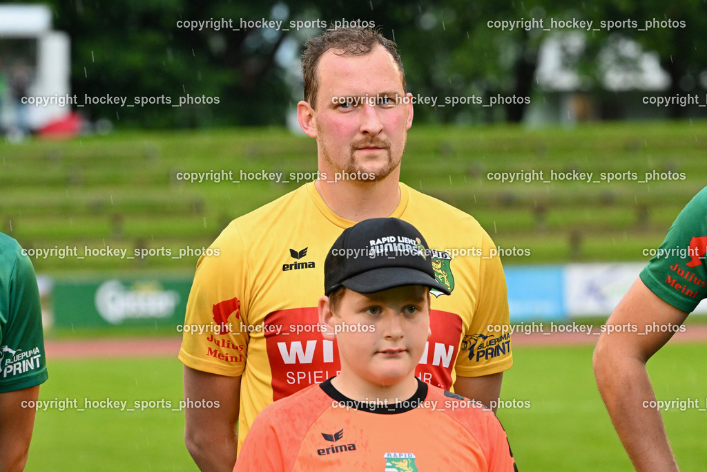 SV Rapid Lienz vs. URC Thal Assling | #1 Julian Weiskopf Rapid Lienz, SV Rapid Lienz vs. URC Thal Assling, SV Rapid Lienz vs. URC Thal Assling am 08.06.2024 in Lienz (Dolomiten Satadion), Austria, (Photo by Bernd Stefan)