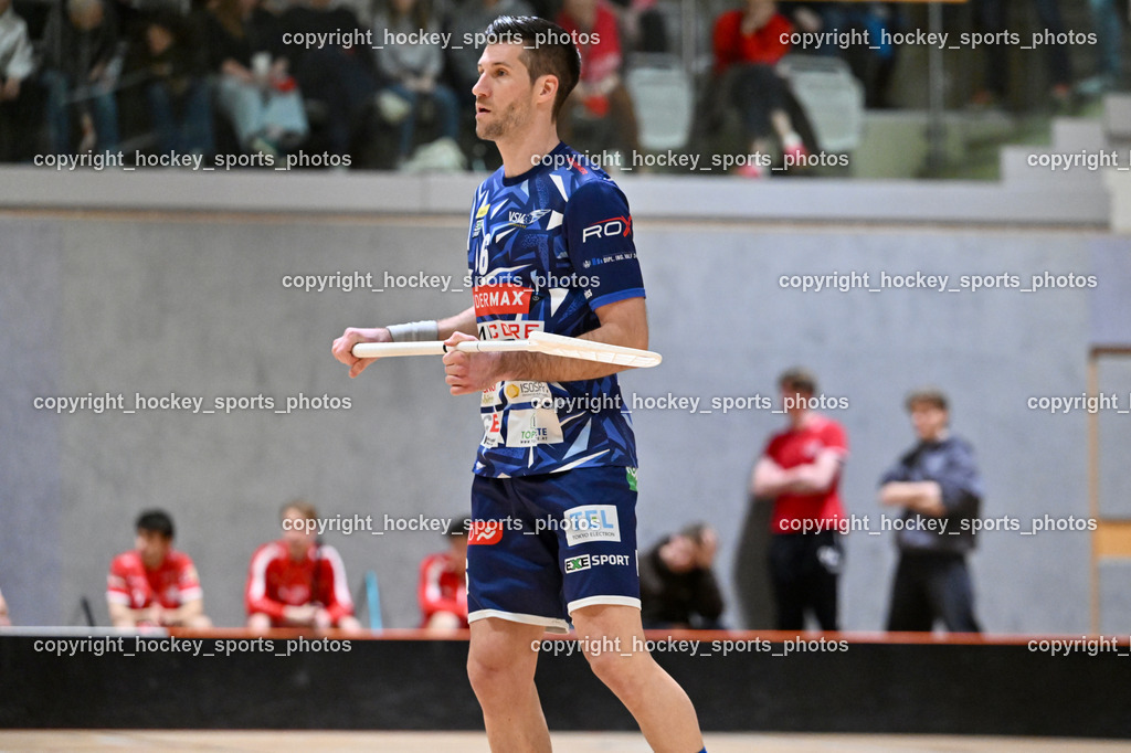 KAC Floorball vs. VSV Unihockey | #6 Timo Schmid VSV Unihockey, KAC Floorball vs. VSV Unihockey, KAC Floorball vs. VSV Unihockey am 21.03.2026 in Klagenfurt (Ballspielhalle Waidmannsdorf), Austria, (Photo by Bernd Stefan)