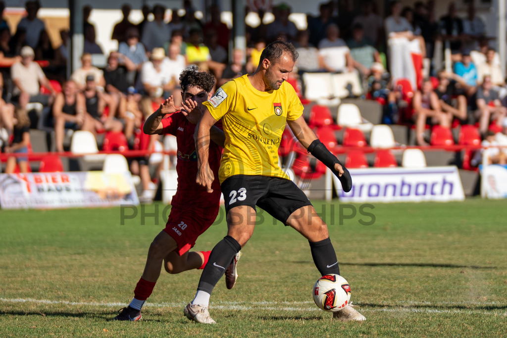 SSV Schwäbisch Hall vs. SG Sonnenhof Großaspach, Fussball, WFV-Pokal, 3. Runde, 11.08.2026 | Fabian Eisele (SG Sonnenhof Großaspach, #23),SSV Schwäbisch Hall vs. SG Sonnenhof Großaspach, Fussball, WFV-Pokal, 3. Runde, 11.08.2026