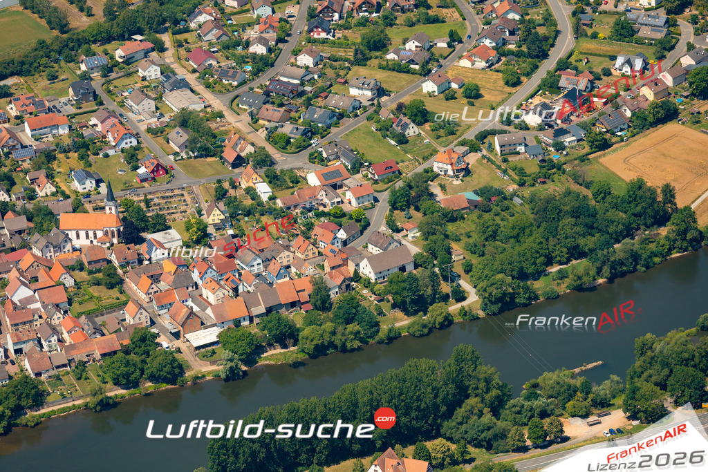Das Luftbild zeigt : Trennfeld Triefenstein - Die Luftaufnahme wurde 2023 vom UL-Flugzeug aus erstellt ( keine Drohne ) - Hochauflösende Luftaufnahme - Für grossformatige Ausdrucke geeignet. Die Geschenkidee !Mit Lizenz und Bildrechte bestellbar