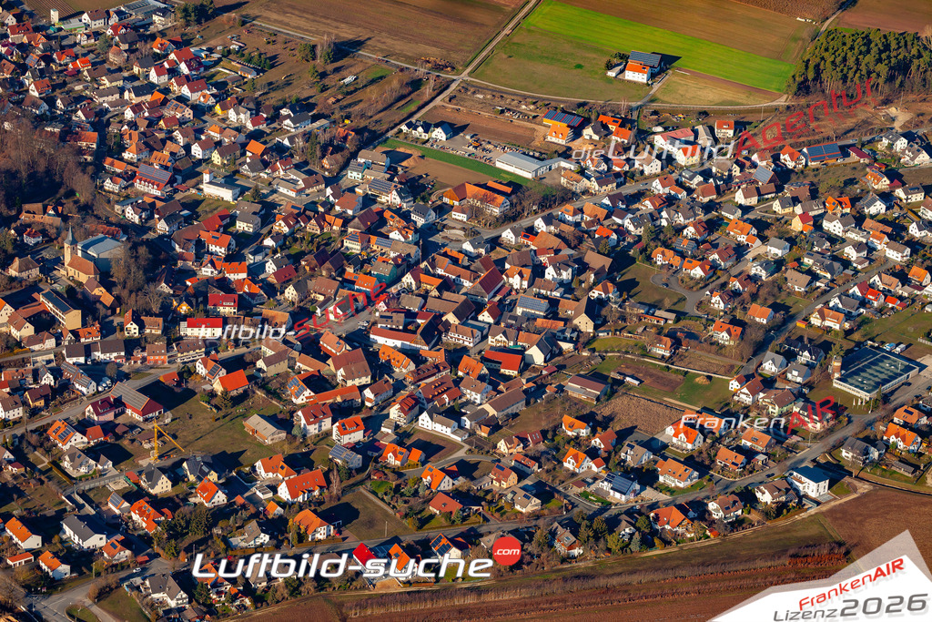Das Luftbild der Stadt Hausen wurde 2019 vom Flugzeug heraus erstellt (keine Drohne) Aufnahmehöhe ca.400 Meter- hohe Auflösung- beste Druck-Qualität garantiert!