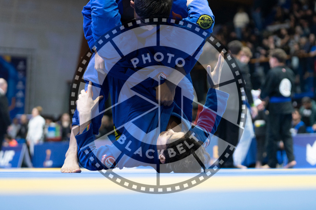20240119PBB1817 | Fighters compete during the IBJJF European Championship in Paris, France, on January 19, 2024.