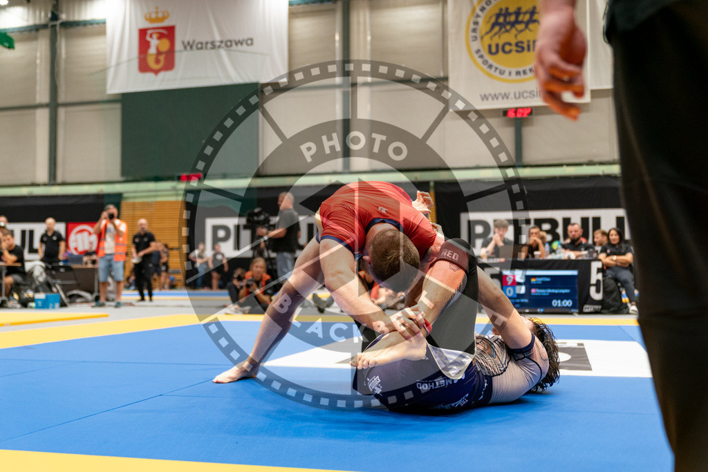 20230916PBB7322 | Fighters compete during the grappling tournement ADCC Trials (European, Middle East and African Championship) in Warsaw, Poland, on September 16, 2023.