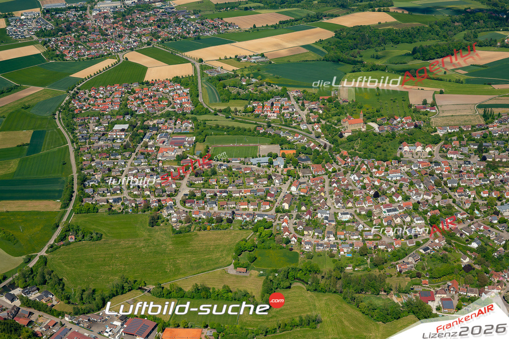 Schrägluftbild  Westheim  Rosengarten - Das Luftbild wurde 2025 vom UL-Flugzeug heraus erstellt ( keine Drohne ) - Hochauflösende Luftaufnahme -Nicht vergleichbar mit Google Maps oder Satelittenbilder- Die Geschenkidee !Mit Lizenz und Bildrechte bestellbar