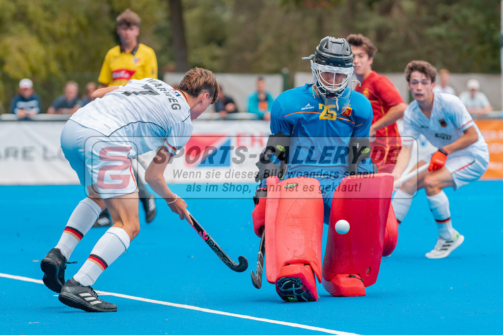 HK_20230715_102491 | Euro Hockey MU18 SF2 Spain vs Germany Championship Girls & Boys am 15.7.2023 CHTC , Krefeld ,