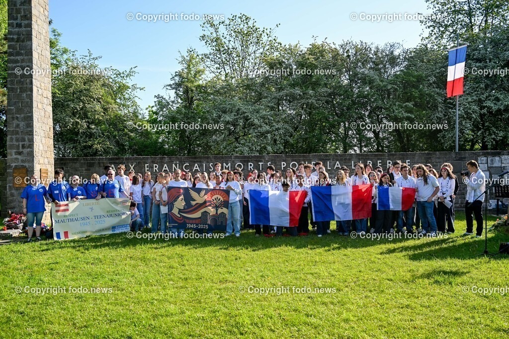 Internationale Gedenk- und Befreiungsfeier Gedenkstaette Mauthausen 2025_ 11.05.2025-28 | 11.05.2025, Mauthausen, AUT, Internationale Gedenk- und Befreiungsfeier Gedenkstaette Mauthausen 2025, 80 Jahre Befreiung KZ Mauthausen im Bild Besucher, Mahnmal, Gedenkstaette