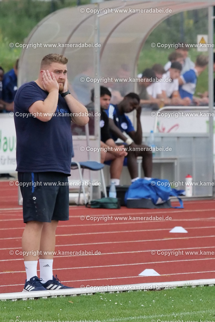 Fußball : Testspiel : SuS 09 Dinslaken - Schalke 04 U 19 am 25.07.2024 | Foto : Jochen Emde / www.kameradabei.de - Realisiert mit Pictrs.com