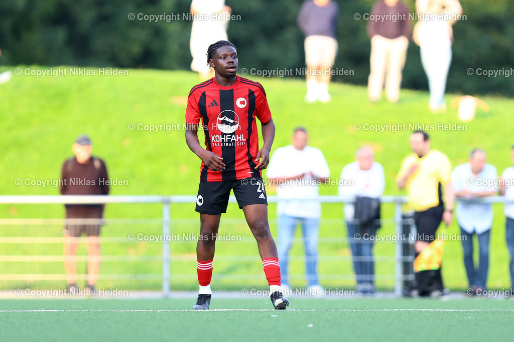 NH_Concordia_TuSDassendorf_LottoPokal_08082025 | #24 Ephrem Giesenberg Adarkwaah (Concordia)Fußball I Herren I Lotto-Pokal I Saison 2025-2026  I 1. Runde I Concordia - TuS Dassendorf I 08..08.2025 I Sportplatz Bekkamp