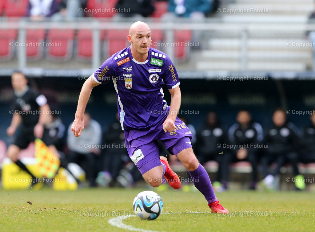 A_LUI_25022024_07 | SPORT,FUSSBALL, ADMIRAL BUNDESLIGA AUSTRIA KLAGENFURT - BLAU WEISS LINZ 25.02.2024 IM BILD :NICOLAS WIMMER  (KLAGENFURT) FOTO:FOTOLUIMW