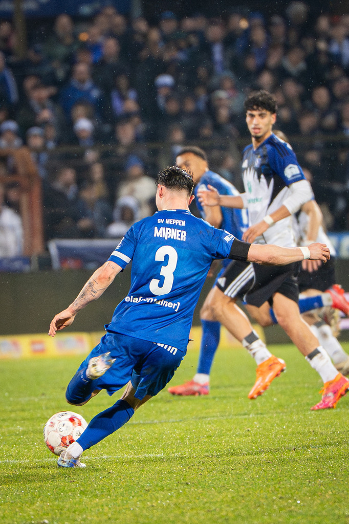 Fußball I Herren I Saison 2025-2026 I Regionalliga Nord I 24. Spieltag I SV Meppen - Hamburger SV II I 2416 | jns.sportfotos - Realisiert mit Pictrs.com