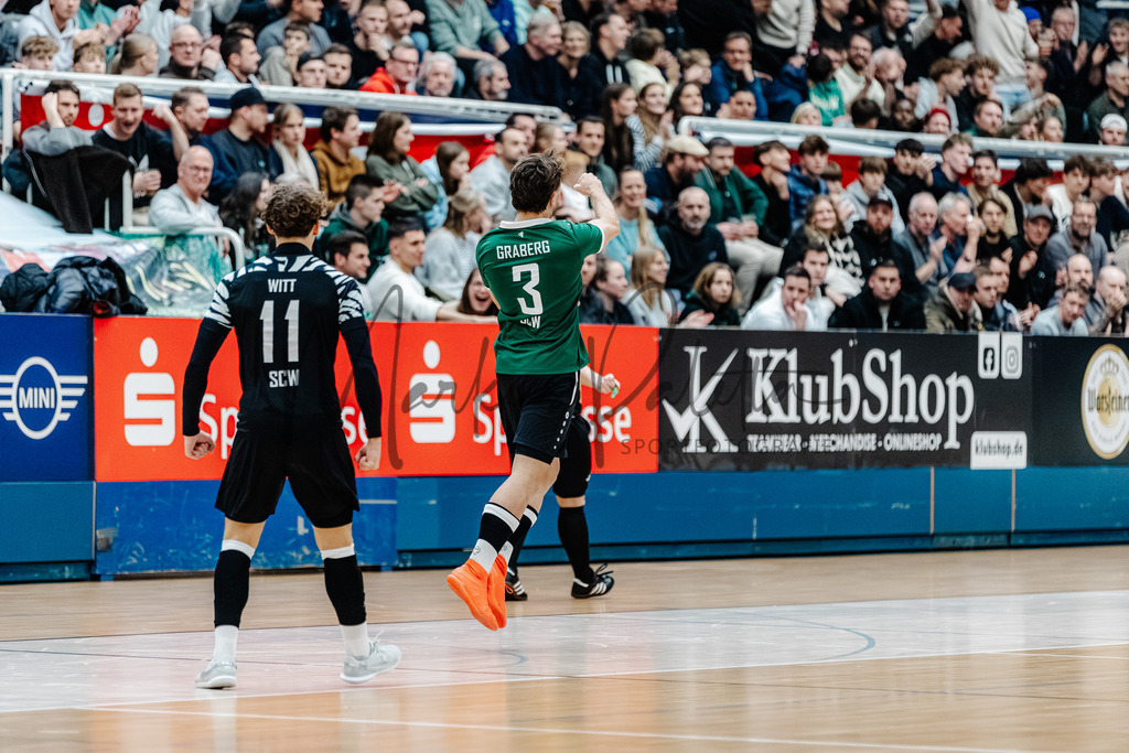 47. Stadtmeisterschaften im Hallenfußball 2025, Endrunde | Stadtmeisterschaften im Hallenfußball 2025, Endrunde, Sporthalle Berg Fidel in Münster. Foto: sportfotografie.ms | Markus Paletta - Realisiert mit Pictrs.com
