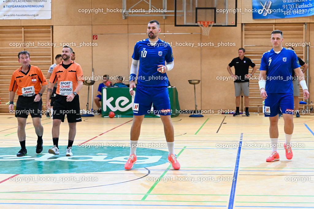 SC Ferlach vs. RK Zagreb 24.8.2023 | #10 Jakov Gojun, #7 Patrik Walczak