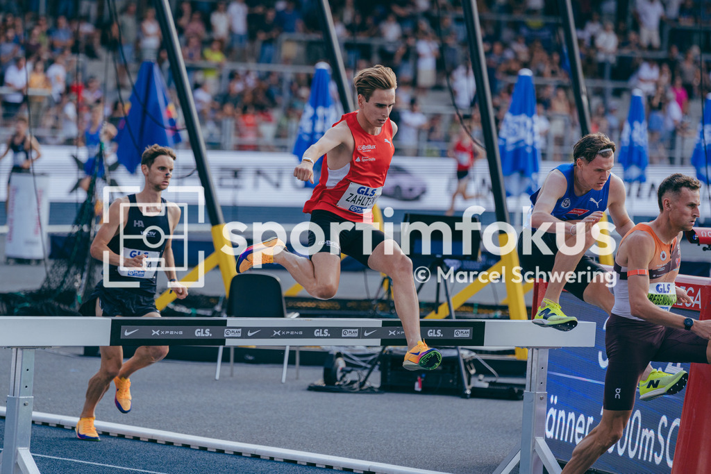 Deutsche Meisterschaften der Frauen und Männer 2026 | Silas Zahlten, LG Brillux Münster, 3000 Meter Hindernis, Deutsche Meisterschaften der Frauen und Männer 2026, Lohrheidestadion Bochum-Wattenscheid, 25.07.2026. Foto: Marcel Schwering / sportimfokus - Realisiert mit Pictrs.com