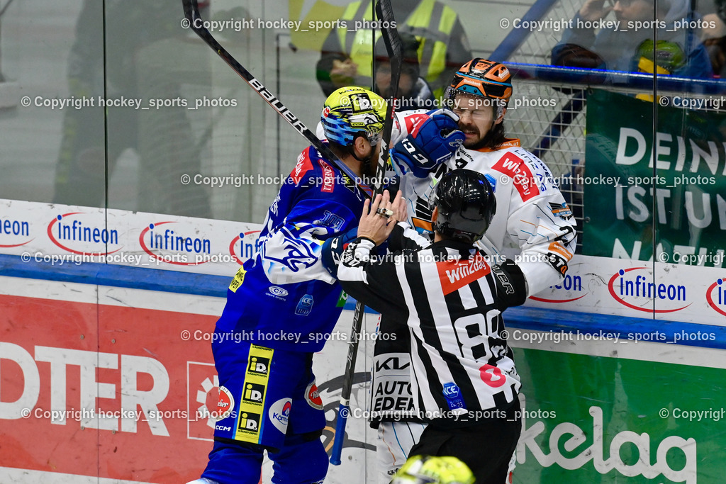 EC IDM Wärmepumpen VSV vs. Black Wings Linz 20.11.2022 | #74 Moderer Kevin, #27 St-Amant Shawn, Faustkampf, BÄRNTHALER CHRISTOPH Referee