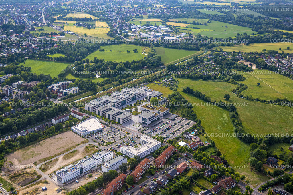 Hamm220600094HSHL | Luftbild, Hochschule Hamm-Lippstadt, HSHL, Campus Hamm, Uentrop, Hamm, Ruhrgebiet, Nordrhein-Westfalen, Deutschland