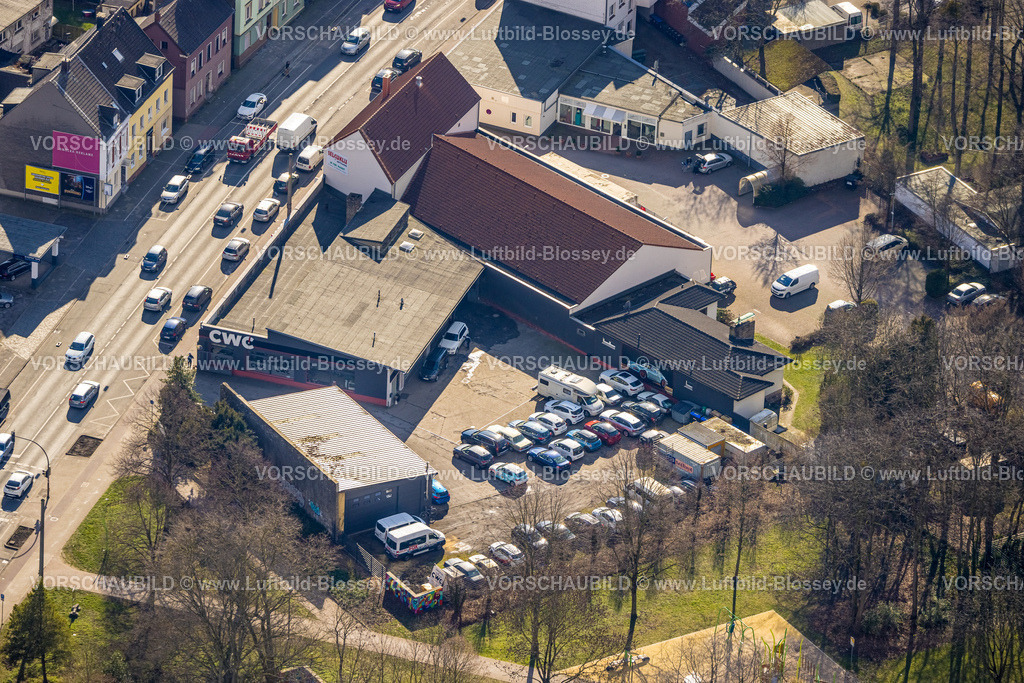 Hamm230216205 | Luftbild, CWC GmbH Aufbereitung und Lackierung, Yeni Market Lebensmittelhändler, Mitte, Hamm, Ruhrgebiet, Nordrhein-Westfalen, Deutschland