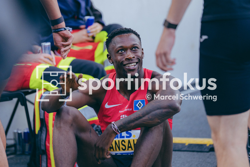 Deutsche Meisterschaften der Frauen und Männer 2026 | Owen Ansah, Hamburger SV,  200-Meter-Lauf, Finale, Deutsche Meisterschaften der Frauen und Männer 2026, Lohrheidestadion Bochum-Wattenscheid, 26.07.2026. Foto: Marcel Schwering / sportimfokus - Realisiert mit Pictrs.com