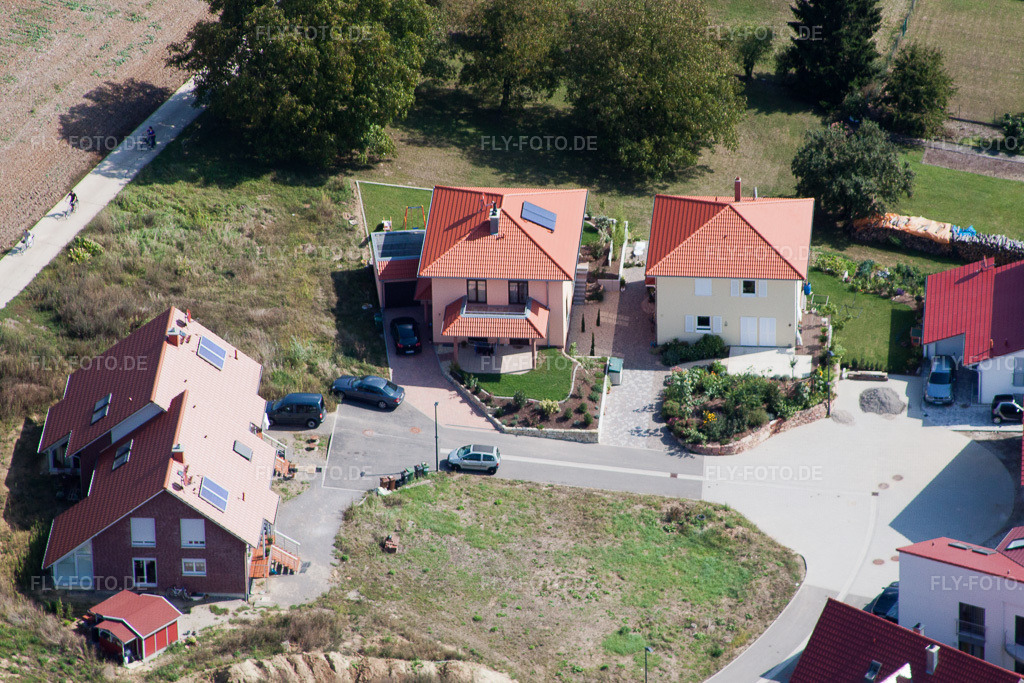 Luftbild: Am Höhenweg in Kandel im Bundesland Rheinland-Pfalz in Deutschland. Foto: IMG_21110.jpg vom 06.09.2009 durch Werner Riehm/FLY-FOTO.de