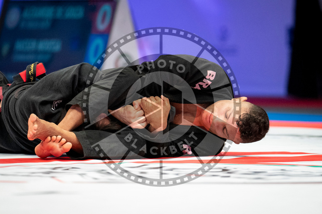 20231107PBB6201 | Fighters compete during the AJP World Master Championship in the Mubadala Arena in Abu Dhabi, Arab United Emirates, on November 7, 2023.