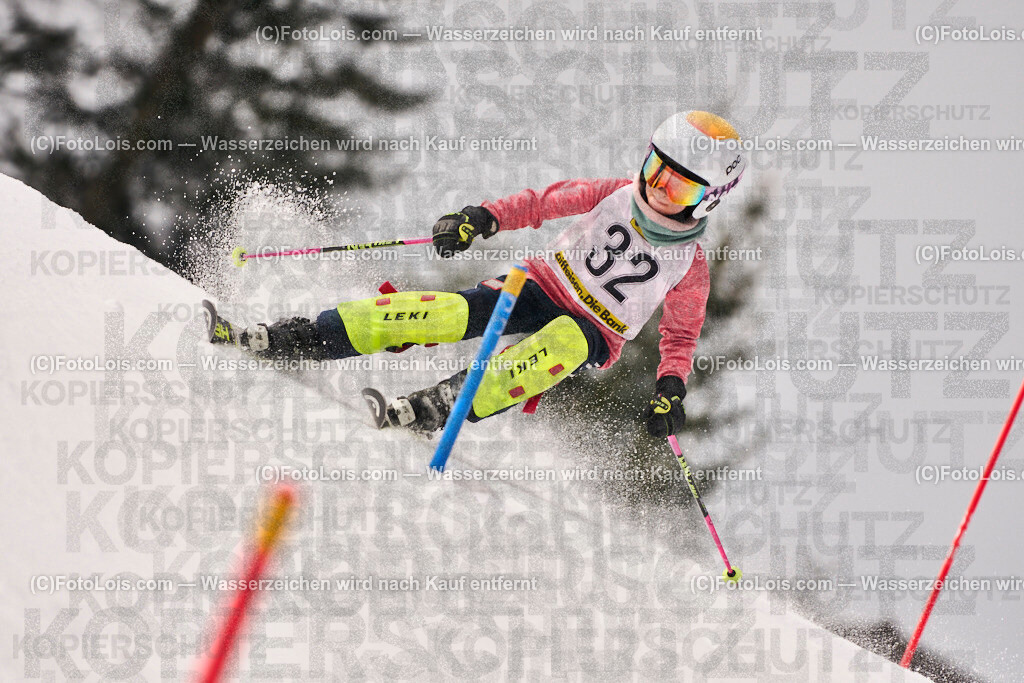 ALP3202_KinderCup-SL_STMK_Strallegg_Leodolter Luisa | Raiffeisen KINDERCUP Alpin, SLALOM auf der JogllandStreif in Strallegg am So 23. Februar 2025. Veranstaller: Steirischer Skiverband (5000). Skiunion Strallegg (5197).