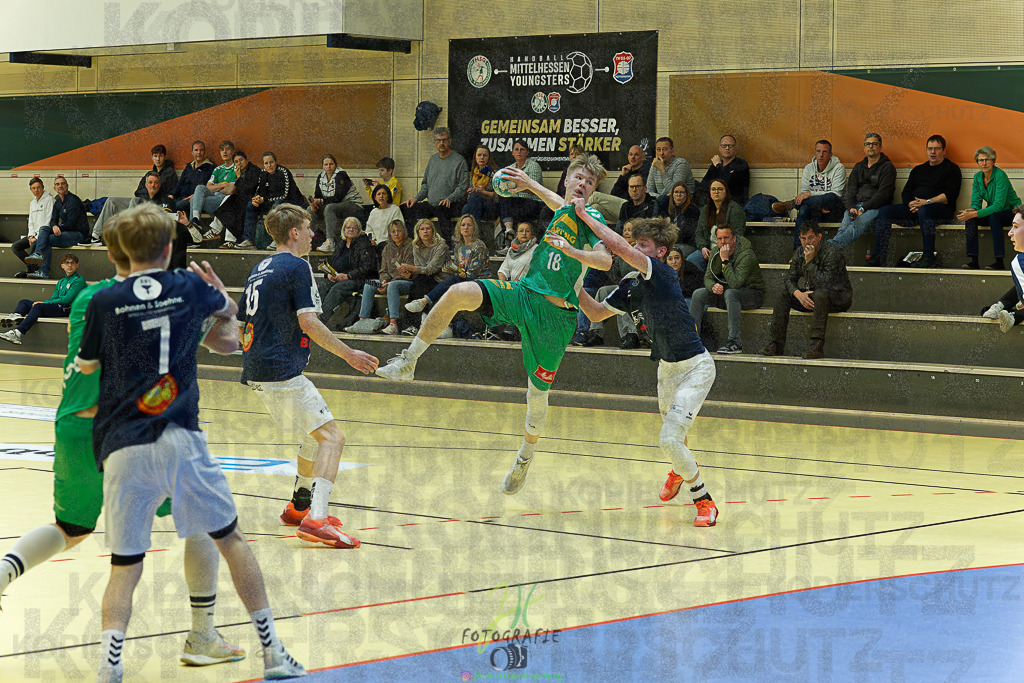 mJB Pokalrunde dt. Meisterschaft, TV Hüttenberg - TSV GWD Minden | mJB Pokalrunde dt. Meisterschaft, TV Hüttenberg - TSV GWD Minden am 15.03.2025 in Münchholzhausen (Sporthalle Münchholzhausen)Photo © 2025 - Jörg Heinrich - Realisiert mit Pictrs.com