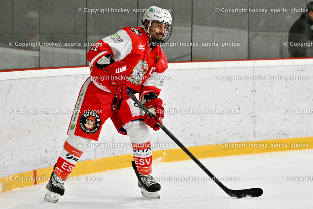 ESV Ferlach vs. UECR Eisbären Huben | #11 Toff Nico ESV Ferlach, ESV Ferlach vs. UECR Eisbären Huben, ESV Ferlach vs. UECR Eisbären Huben am 31.10.2025 in Ferlach (HTC Eishalle Ferlach), Austria, (Photo by Bernd Stefan)