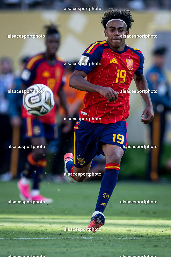 FOOTBALL : Argentine vs Espagne – Finale de la Coupe du Monde FIFA 2026. New York New Jersey Stadium, East Rutherford, New Jersey, États-Unis. 19/07/2026. | Lamine Yamal #19 (Spain)