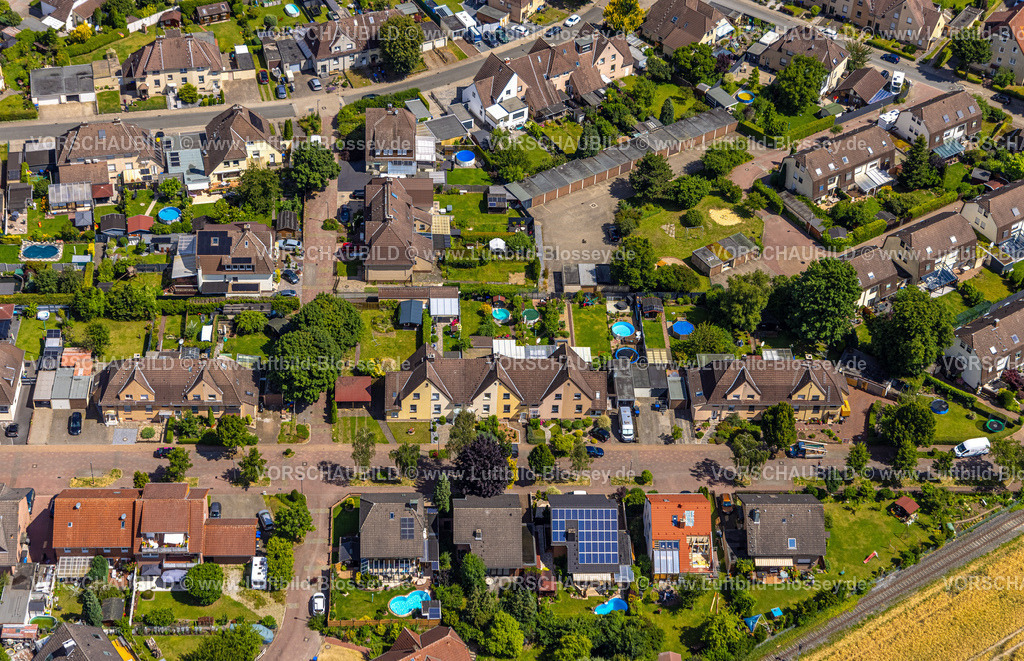 Hamm240706837 | Luftbild, Wohngebiet Wohnsiedlung Schäferstraße, Keplerstraße und Vogels Spitze, Uentrop, Hamm, Ruhrgebiet, Nordrhein-Westfalen, Deutschland