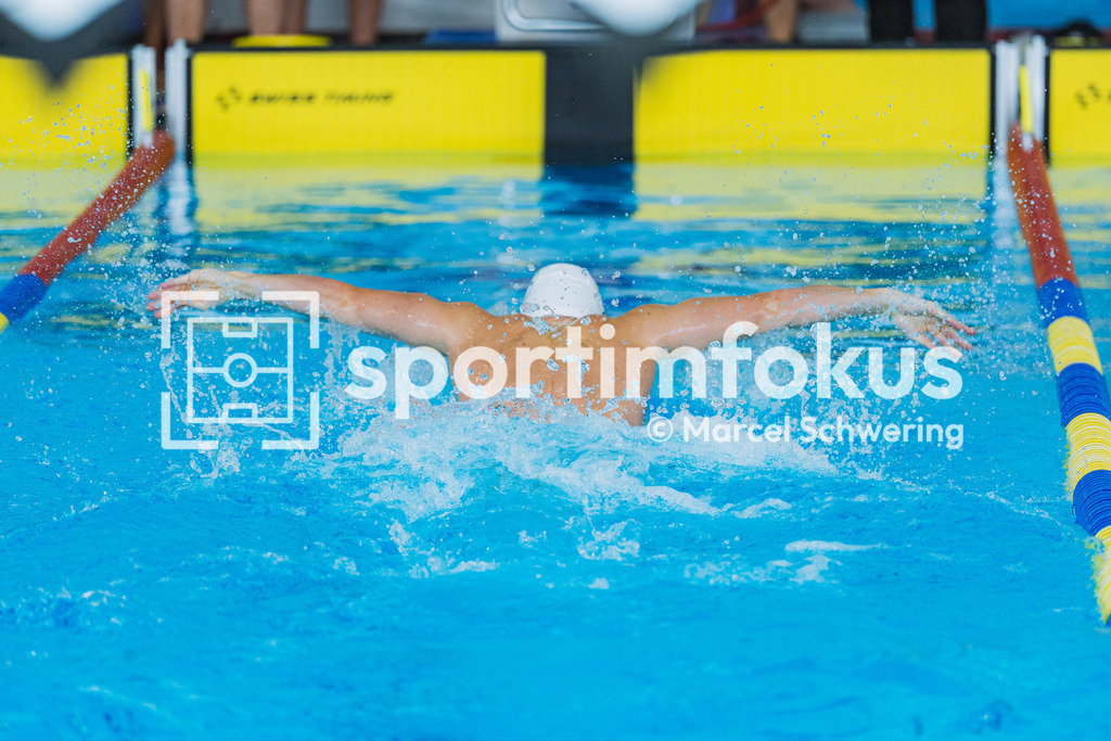 OPERA Swim Classics 2026 | Gian Luca Reduth bei den 50 Metern Schmetterling in Lauf 16. OPERA Swim Classics in der Wuppertaler Schwimmoper, Wuppertal, 26.09.2026. sportimfokus / Marcel Schwering - Realisiert mit Pictrs.com