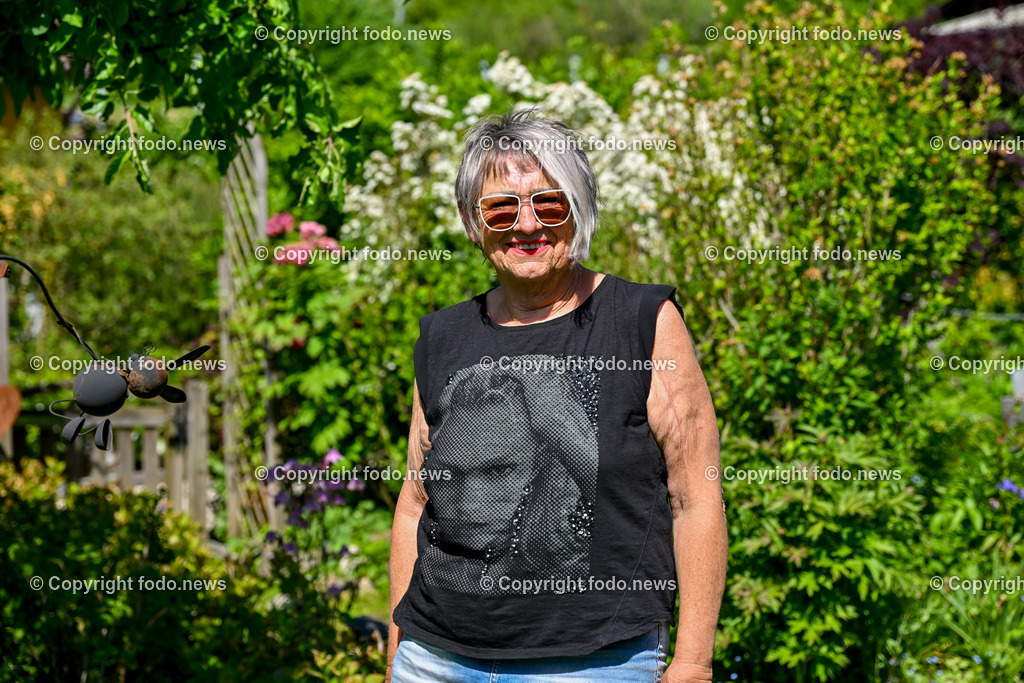 Auhof_ Kleingartenanlage_ 30.04.2024-10 | 30.04.2024, Linz, AUT, Kleingartenlage Auhof, im Bild Helga Puehringer in ihrem Kleingarten seit der ersten Stunde