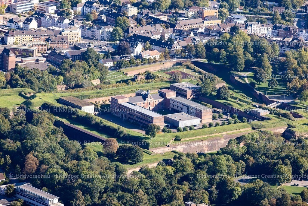 Lufbilder Jülich-5856 | Fragmente der Zitadelle- Festungsanlage " Museum Zitadelle " an der Schloßstraße in Jülich - Realisiert mit Pictrs.com