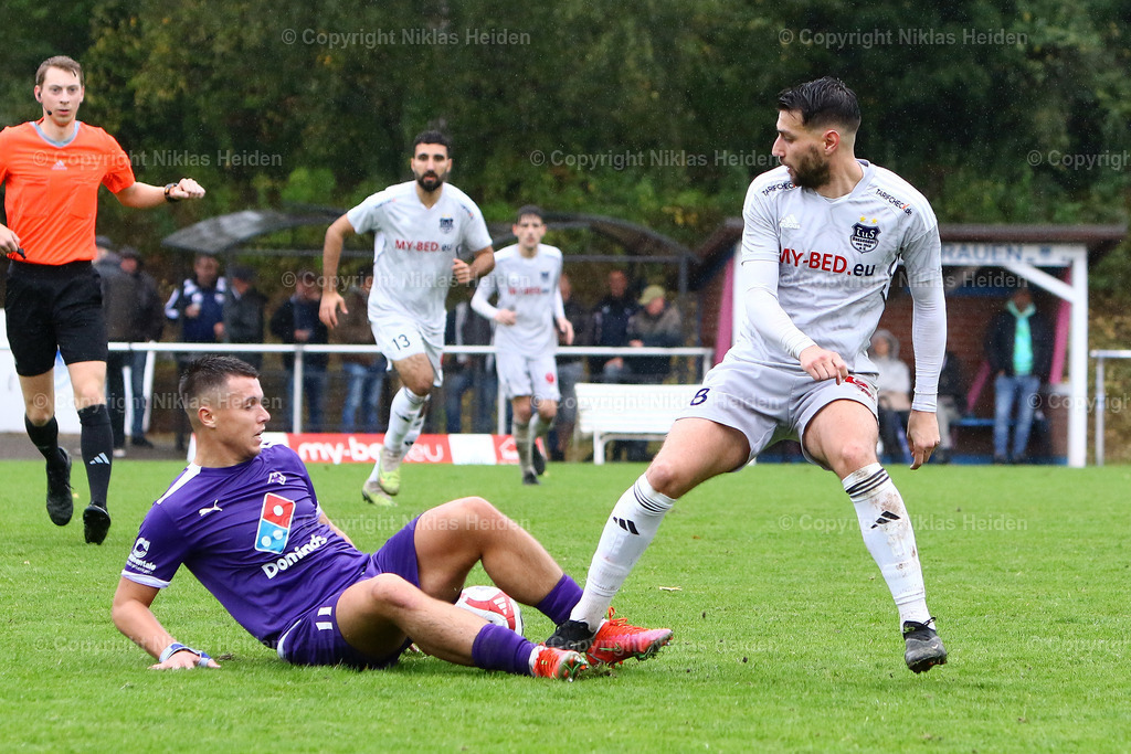NH_TuSDassendorf_HEBC_OberligaHamburg_07102023 | #8 Hendrik Dettmann (TuS Dassendorf), #11 Semir Demirovic (HEBC)