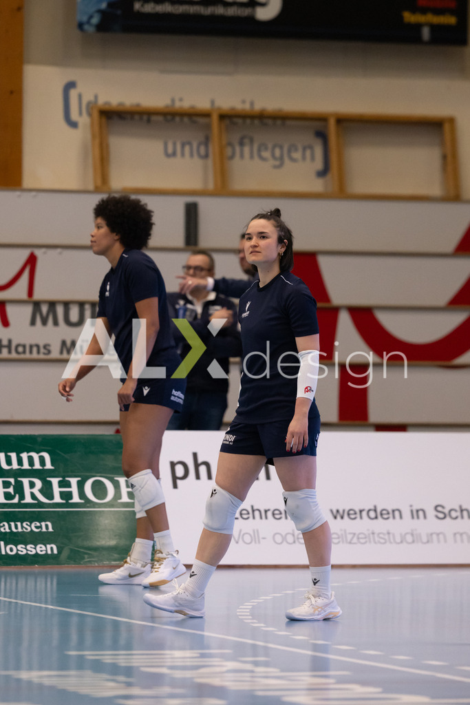 Volleyball I Frauen I Saison 2025-2026 I Volleyball NLA | Women I 1/2 Finals I  VC Kanti Schaffhausen - Sm'Aesch Pfeffingen I 07.03.2026 | 14 Romina Schnyder (CH) (Sm'Aesch Pfeffingen) – Libera - Realisiert mit Pictrs.com