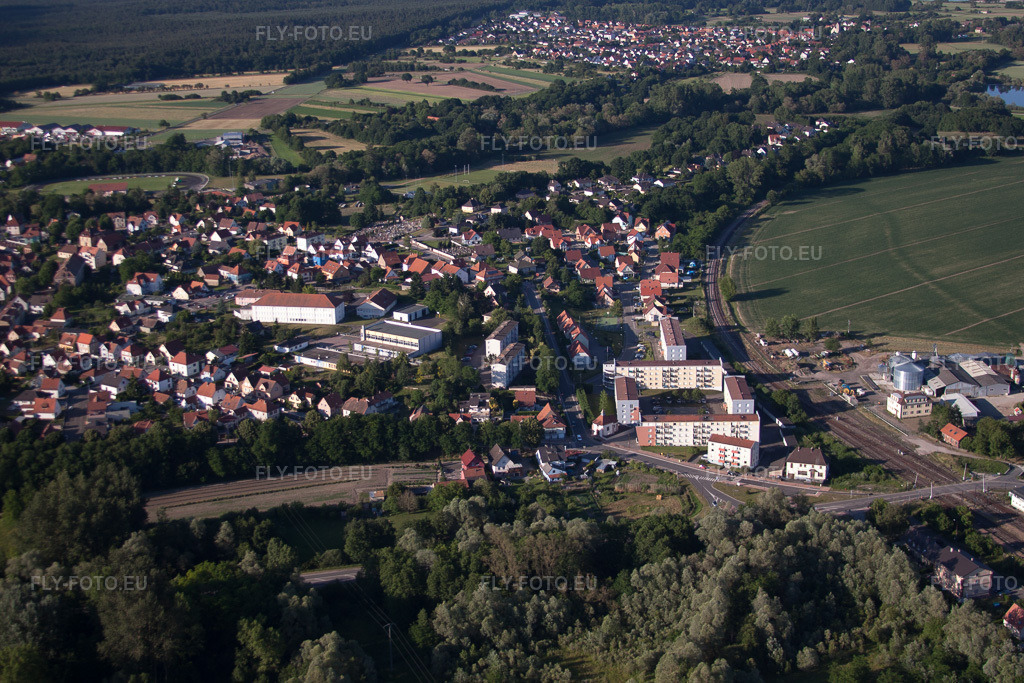 Vue aérienne: Vue de la ville à Lauterbourg dans le département Bas Rhin, France. Photo: IMG_66578.jpg prise le 05/06/2014 par Werner Riehm/FLY-FOTO.euRésolution de l'original: 4752 x 3168 px