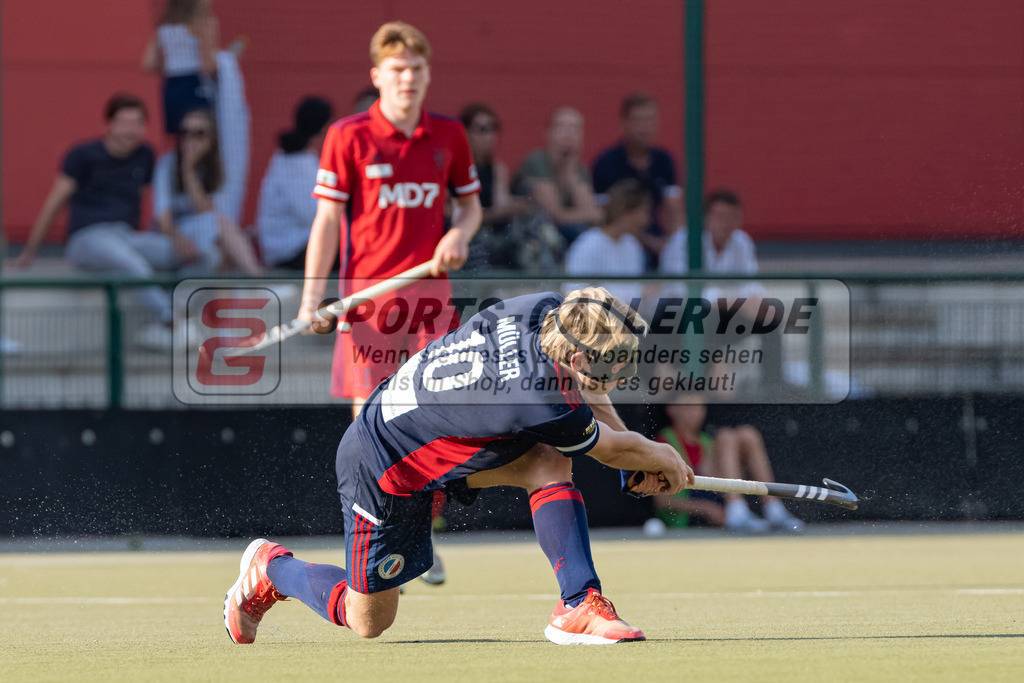 HK_20220903_109802 | 1. Bundesliga Herren Düsseldorfer HC - Mannheimer HC am 3.9.2022 DHC Düsseldorf, Düsseldorf , Linus Müller ( Mannheimer HC #10 )