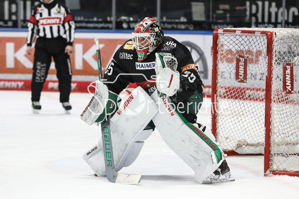 Augsburger Panther - EHC RB München | Markus KELLER (AEV #35) in Aktion / Freisteller / Einzelfoto