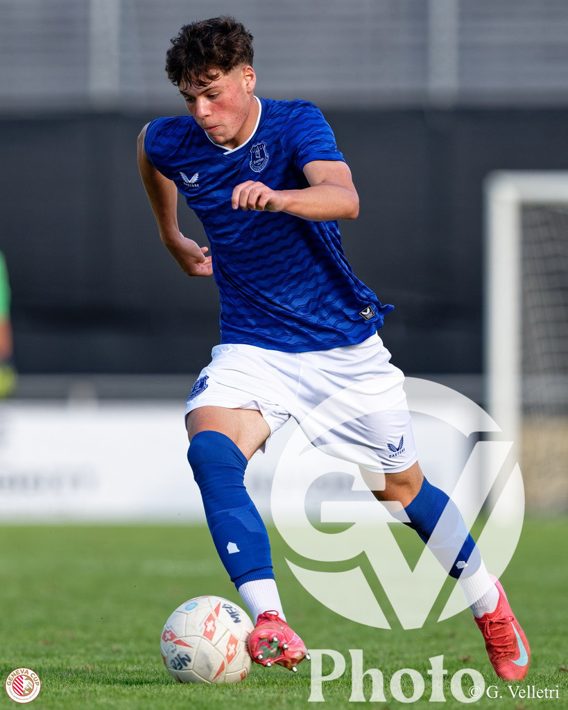 GenevaCup Group Phase - FC Meyrin v Everton FC | during the GenevaCup Group Phase match between FC Meyrin and Everton FC at Stade des Arberes in Meyrin, Switzerland