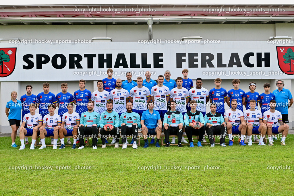 SC Ferlach Media Day | Mannschaftsfoto SC Ferlach, SC Ferlach Media Day, SC Ferlach Media Day am 19.08.2024 in Ferlach (Ballspielhalle Ferlach), Austria, (Photo by Bernd Stefan)