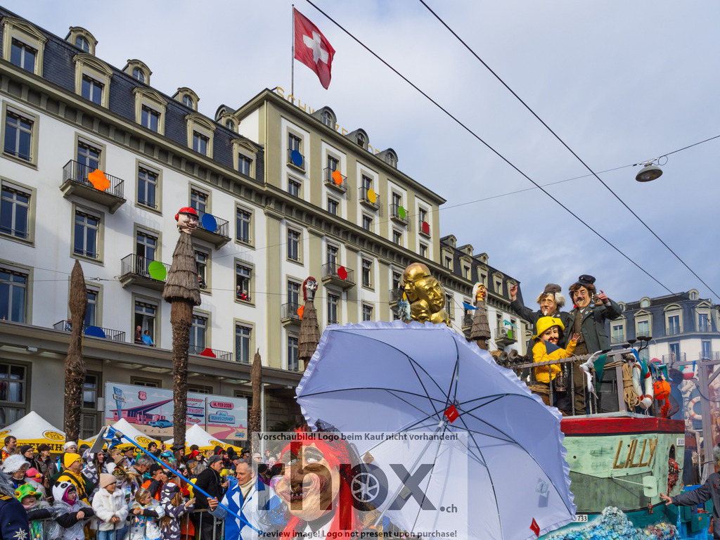 Fritschi-Umzug Luzern 2026 | Foto-Standort: Schweizerhof Luzern - Realisiert mit Pictrs.com