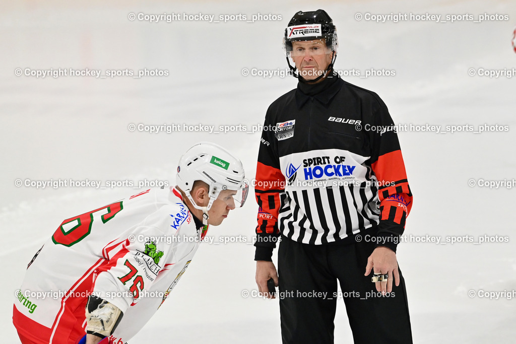 ESV Ferlach vs. ESC SOCCERZONE STEINDORF | #76 Pem Nik ESV Ferlach, WASSERMANN Michael Referee, ESV Ferlach vs. ESC SOCCERZONE STEINDORF, ESV Ferlach vs. ESC SOCCERZONE STEINDORF am 29.11.2024 in Ferlach (Eishalle Ferlach ), Austria, (Photo by Bernd Stefan)