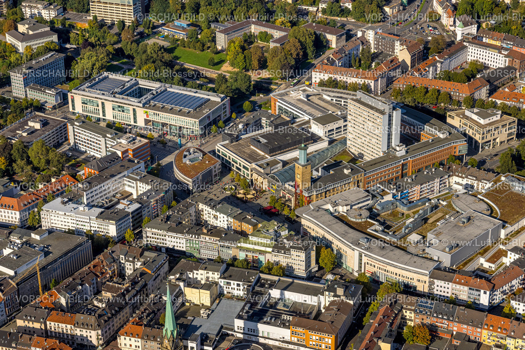 Hagen241005219 | Luftbild, City Innenstadt Rathaus Galerie, Rathaus und Volme Galerie, Mittelstadt, Hagen, Ruhrgebiet, Nordrhein-Westfalen, Deutschland